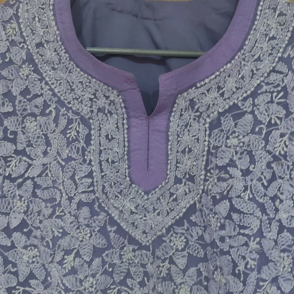❌❌sold❌❌Lavender chikankari - Picture 2 of 6